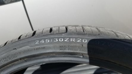 New 245/30/20 Tires
