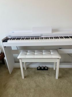 Weighted digital piano w/bench