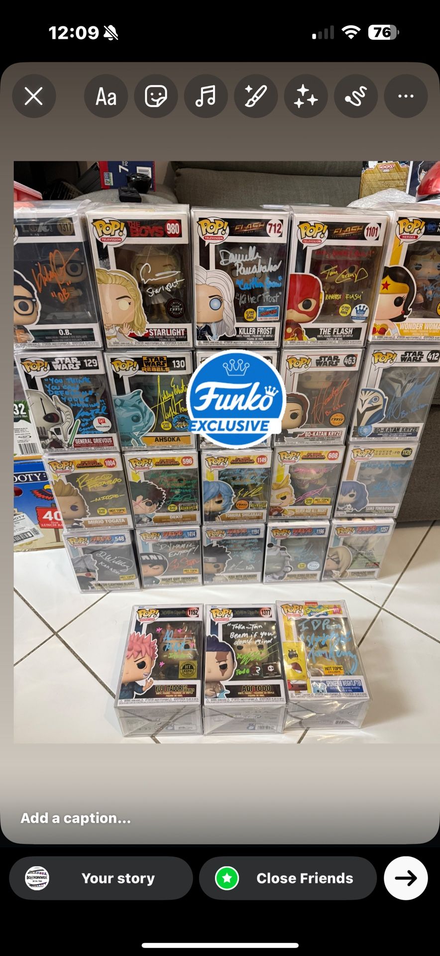 Signed Funko Lot