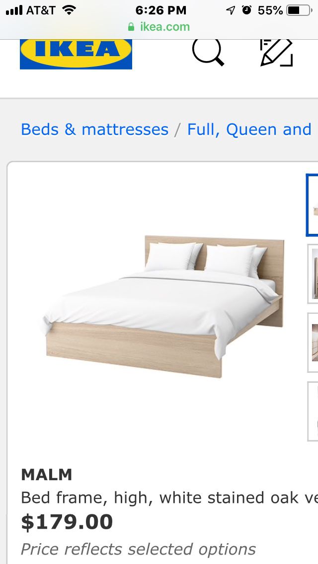 Ikea malm queen bed frame