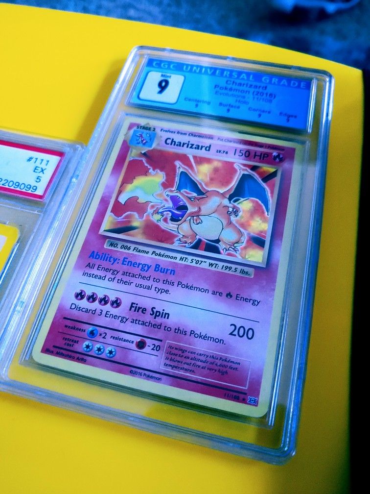 Charizard XY 11/108 Pokemon Card PSA 9 Charizard XY 11/108 Pokemon Card PSA 9