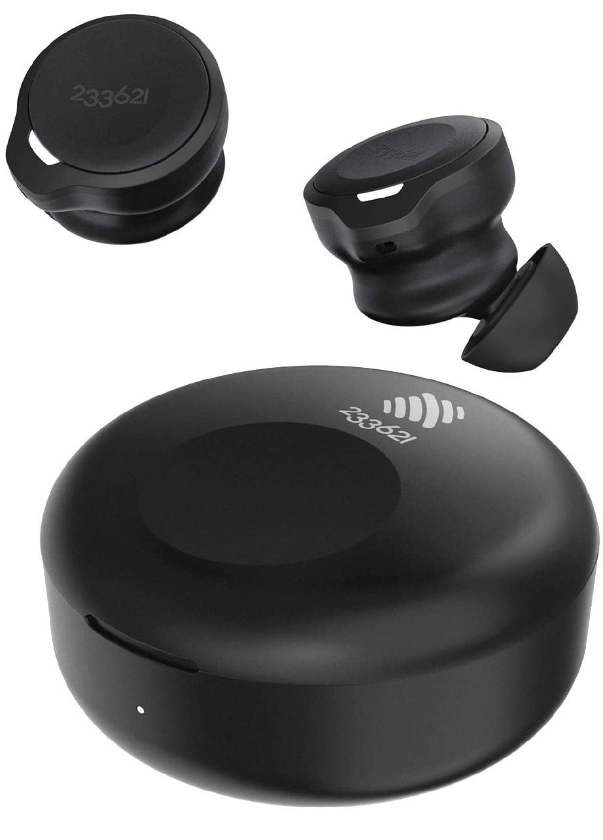 True Wireless Bluetooth Earbuds Hybrid Active Noise-Canceling Headphones Touch Control with Wireless Charging Case Built-in Microphone IPX4 Waterproof