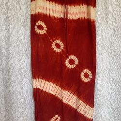 Red Tie Dye Skirt 