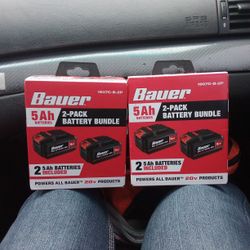 Bauer 2 pack Power Tool batteries 