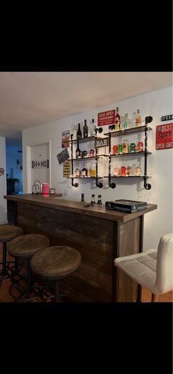 Pool table,foosball,bar set