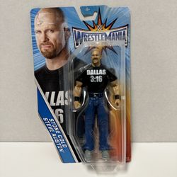 WWE Stone Cold Steve Austin Action Figure - WrestleMania Series