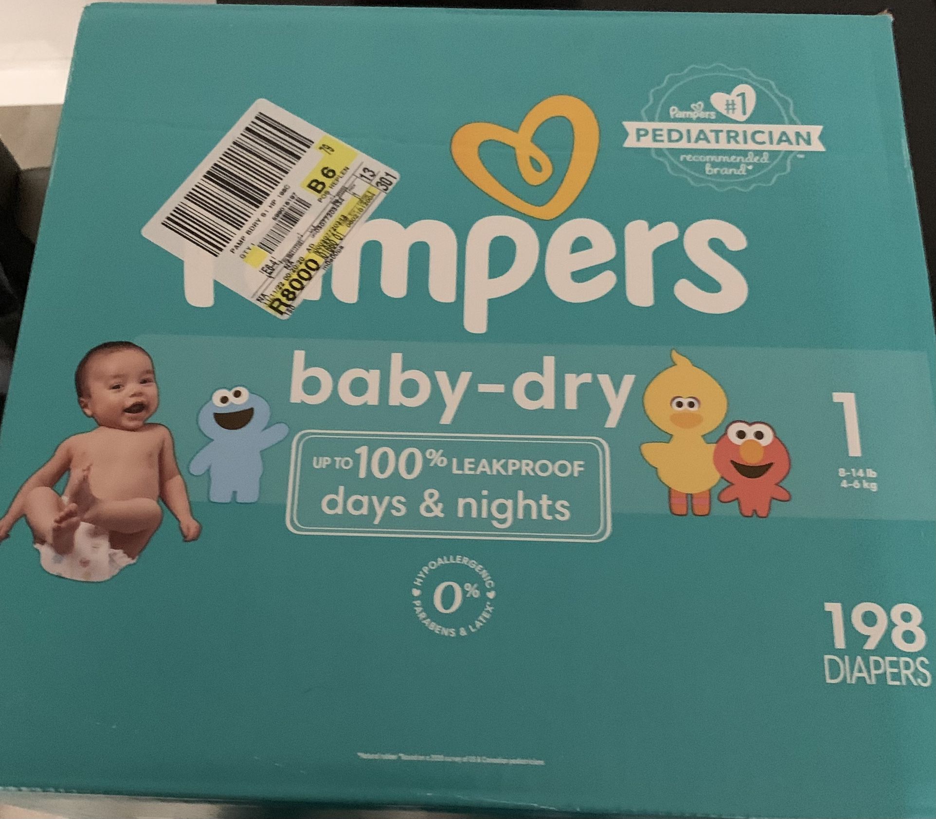 Pampers baby-dry size 1