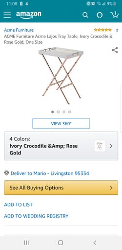 Acme Furniture Tray Table