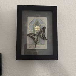 Tarot  Butterfly Art Piece Frame