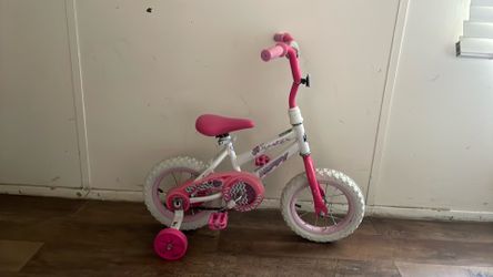 Huffy 12" Sea Star Kids' Bike, Fits Riders 37" - 42", Pink, Youth, Girls
