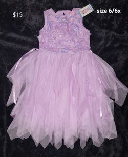 Girl Dress Size 6-6x