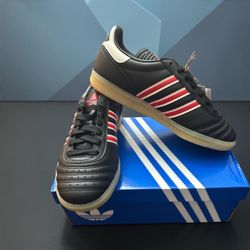 Adidas Samba JP J Low-Top Sneakers Black Red Stripes