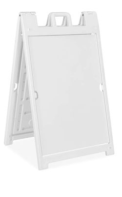 Plasticade A-frame advertisement sign 24” by 36” large white like new