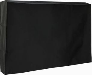 55" Outdoor TV cover, waterproof, remote pocket, fits over TV mount