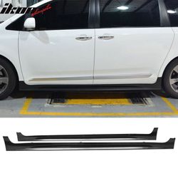 Fits 2011-2020 Toyota Sienna XL30 SE Only MP Style Side Skirts Rocker Panels - ABS