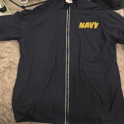 Navy Pt Running Jacket