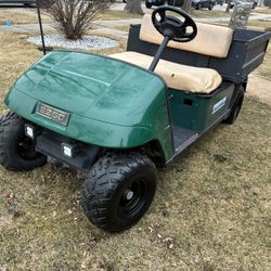 2002 EZ GO Workhorse 1200 With Dump Bed Gas Golf Cart 