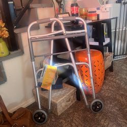 Guardian Two Button Folding Walker Brand New