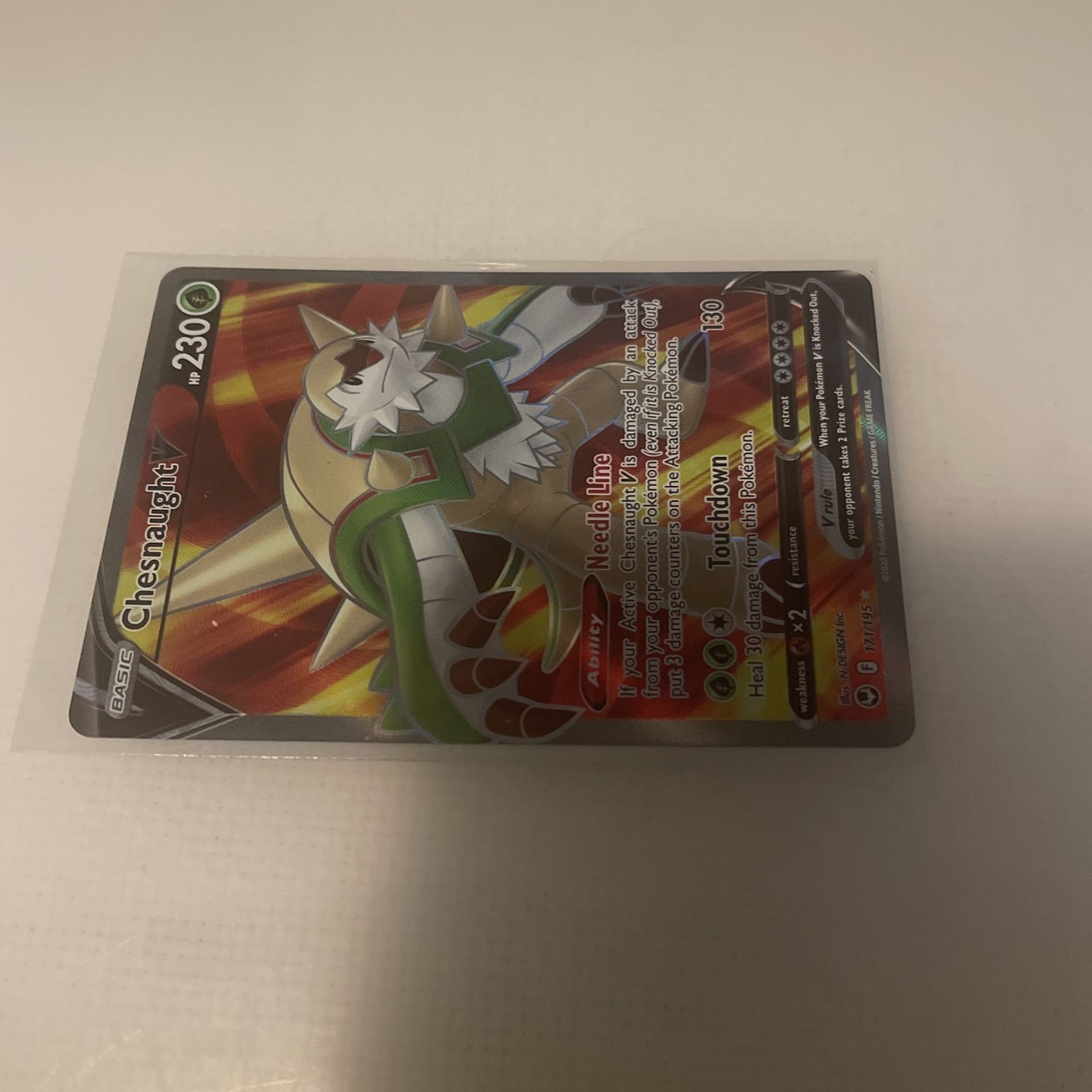 Pokémon Chesnaught V 171/195