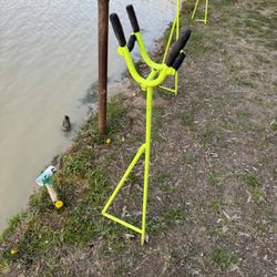 3 Fishing Pole Holders/stands !!