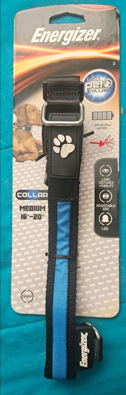 Light up Medium dog collar