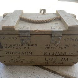 WW2 Era Mortar Crate