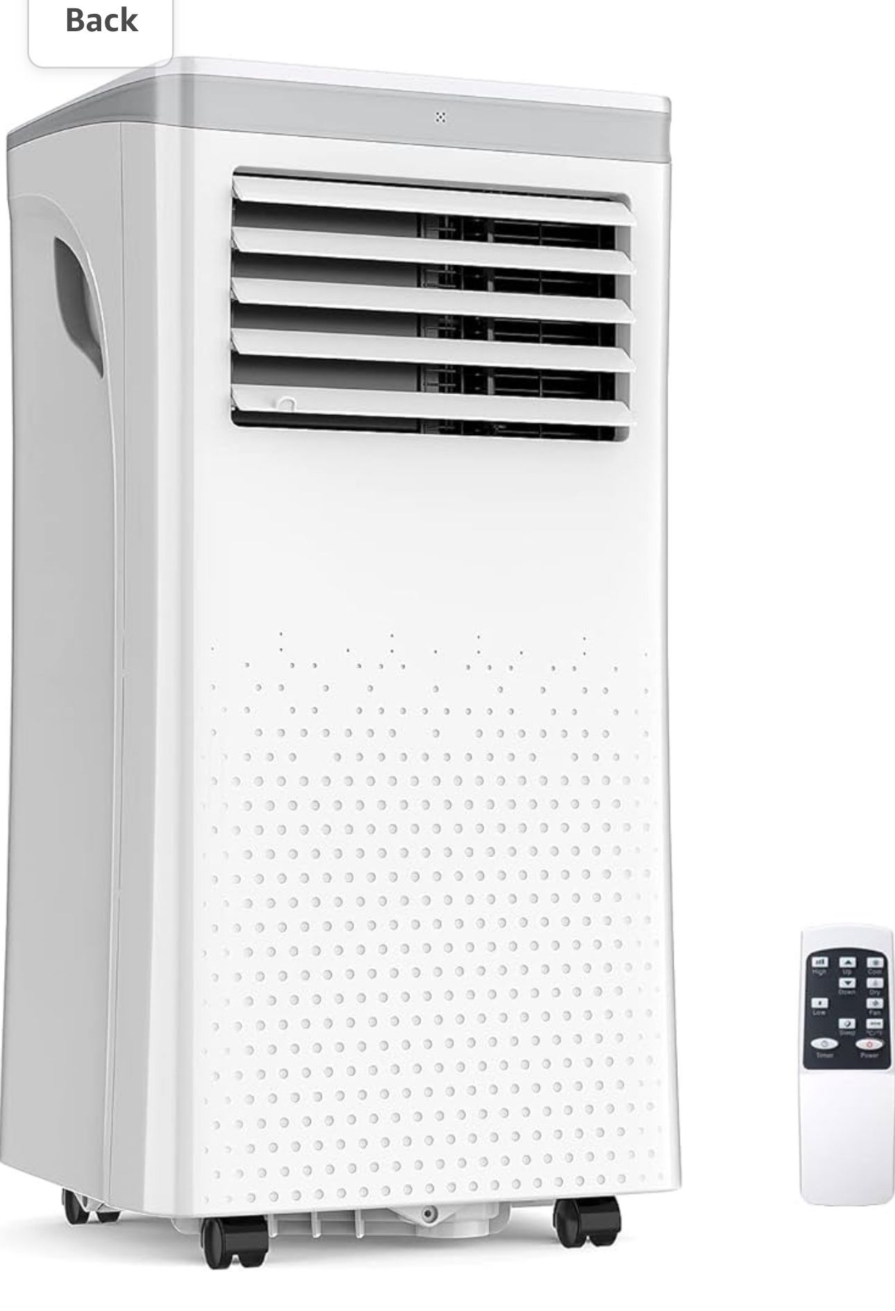10000 BTU Portable Air Conditioner 4-in-1 Portable AC Unit Cool up to 400 sq.ft, Portable Air Conditioners with Remote Control Mini Air Conditioner 24