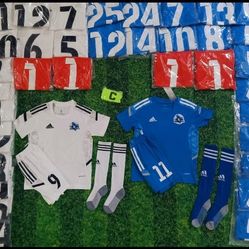 Soccer uniforms uniformes de fútbol playeras playera fútbol Set includes full kits conjuntos completos uniformes para equipos equipo 👇READ THE DETAIL