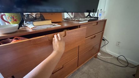 Mid-Century Modern Wood Dresser