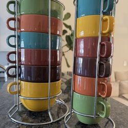 Set Of Cups (6 Large And 6 Small)