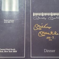 Mickey Mantle Autograph 