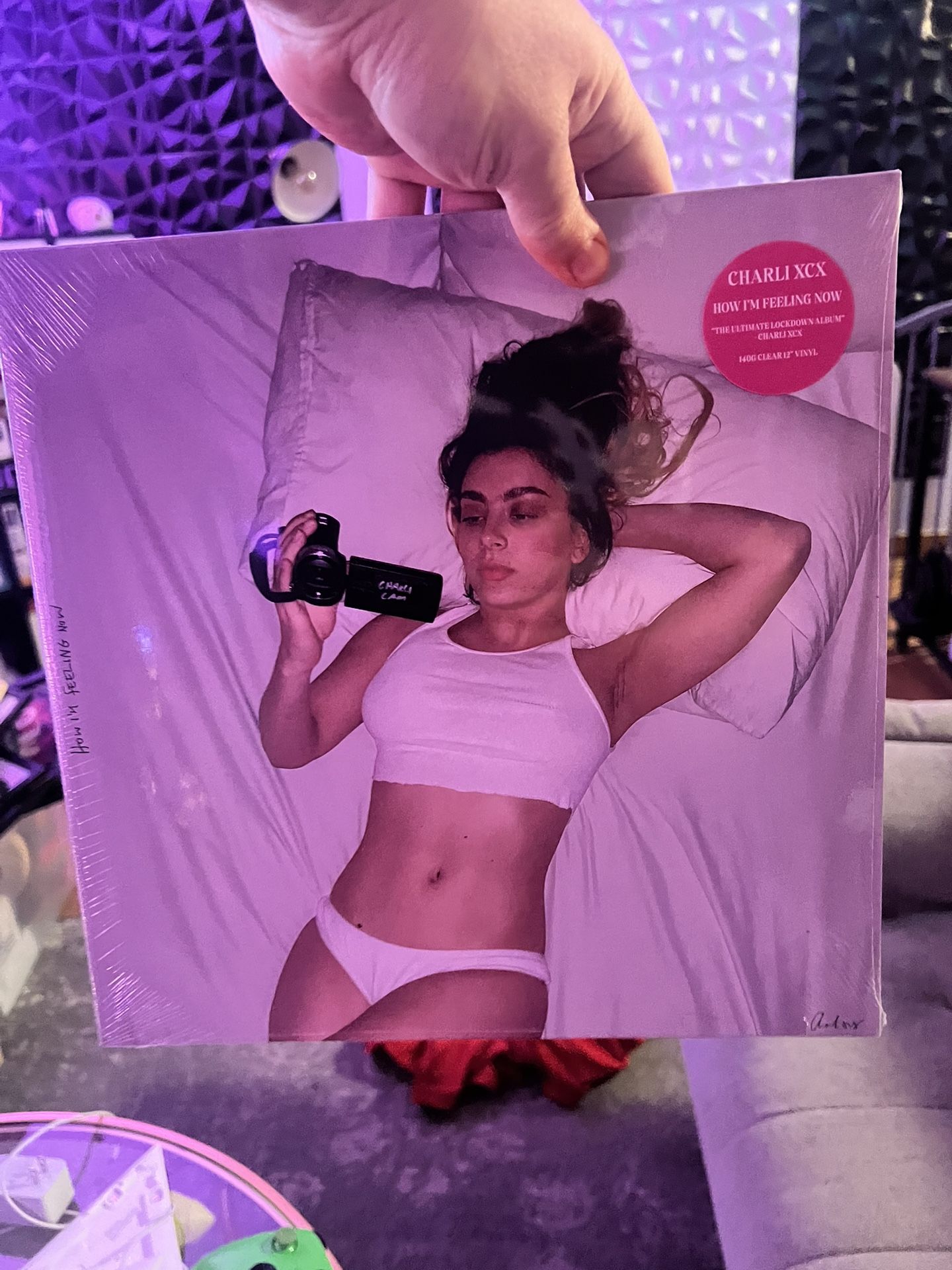 vinyl - new/sealed. charli xcx- how i’m feeling now