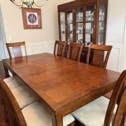 Dining table with 8 chairs