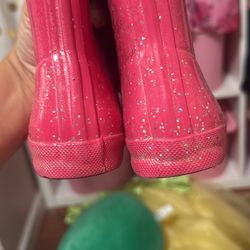Hunter Boots Pink Glittery