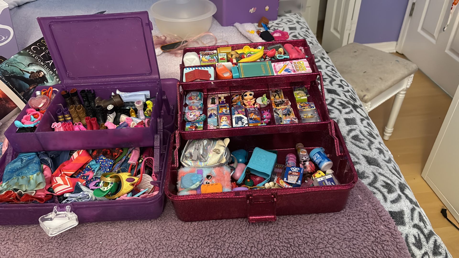 Barbie, Our Generation, Mini Brands, And Shopkins Miniatures and/or Clothing