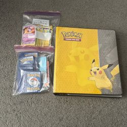 Pokémon Card With Binder
