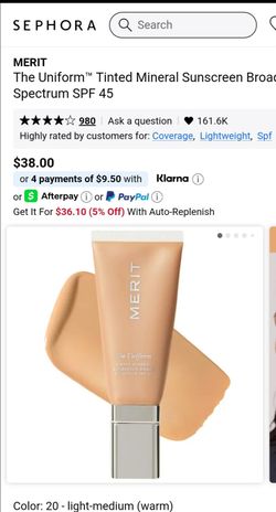 MERIT TINTED SUNCREEN