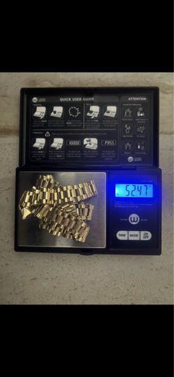 10k gold Rolex chain 52.5g 26 inches