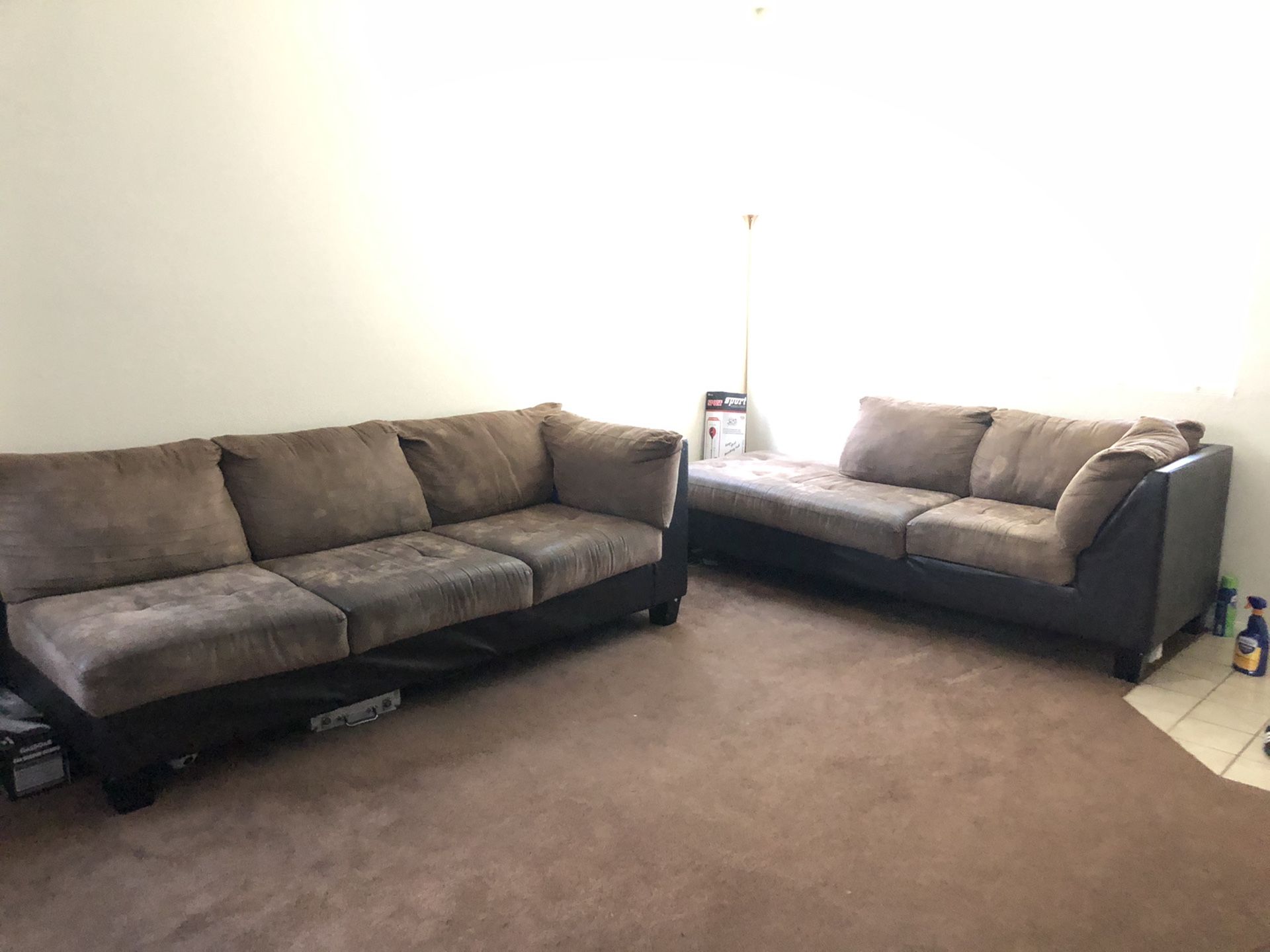 Brown sectional (FREE)