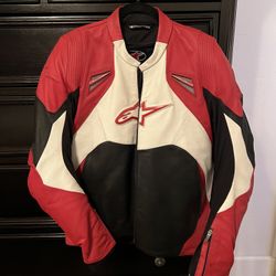 Alpinestars Race Leather Motorcycle Jacket