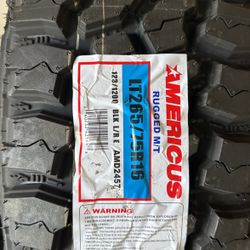 LT 265/75/16 Mud … All Sizes Available.. Hablo Espanol 