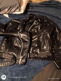 Biker leather, punk rock , motorcycle gear