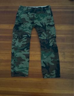 levi green camo baggy cargo pants