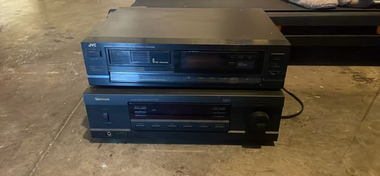 Jvc cd player and sherwood receiver