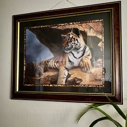 Home Interiors Bengal tiger Framed 