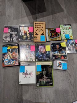 Japanese Video Game Lot