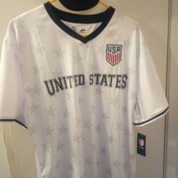 Usa FIFA white and navy blue jersey shirt