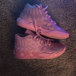 Pink Puma Basketball Shoes