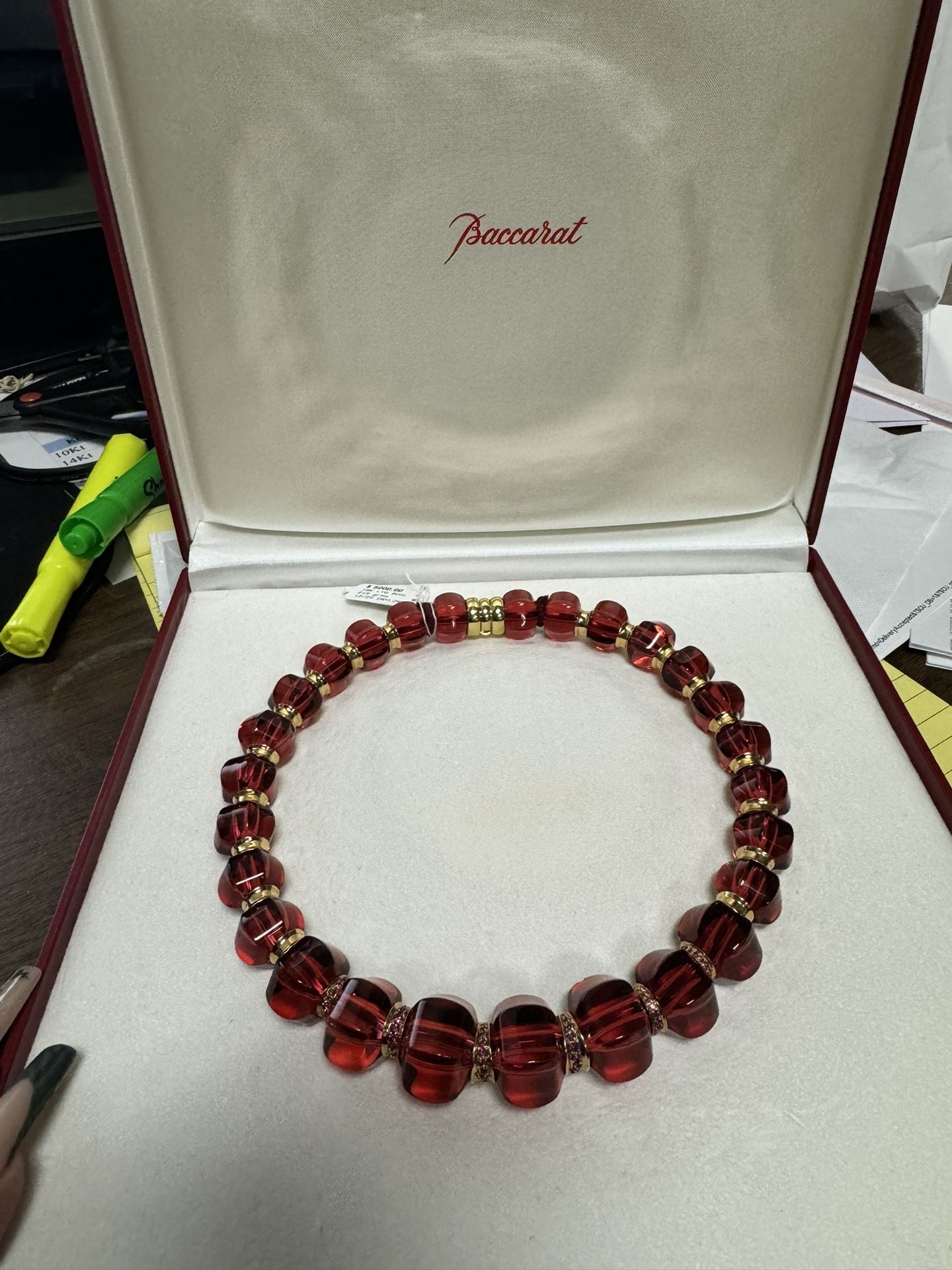 Baccarat Pomelo Chain In Box 18kt Gold