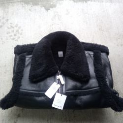 Coach Reversible Shearling Vest